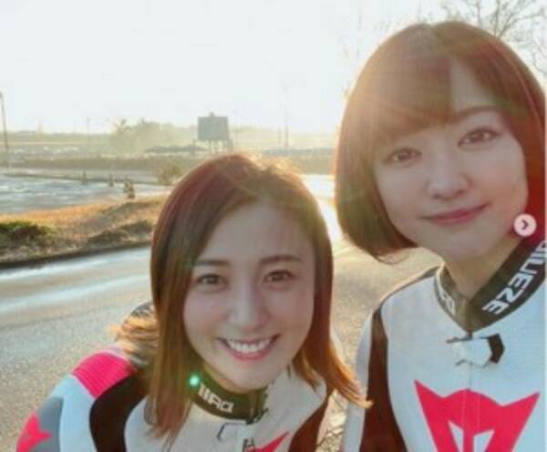 滝菜月アナ、愛車“初キックスタート”に苦戦する動画公開　チャレンジした久野静香アナは「バイクの意志を感じた」