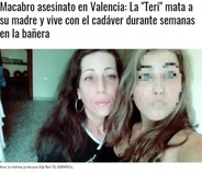 母親を刺殺した19歳女、遺体を浴槽に放置して1週間以上生活（スペイン）