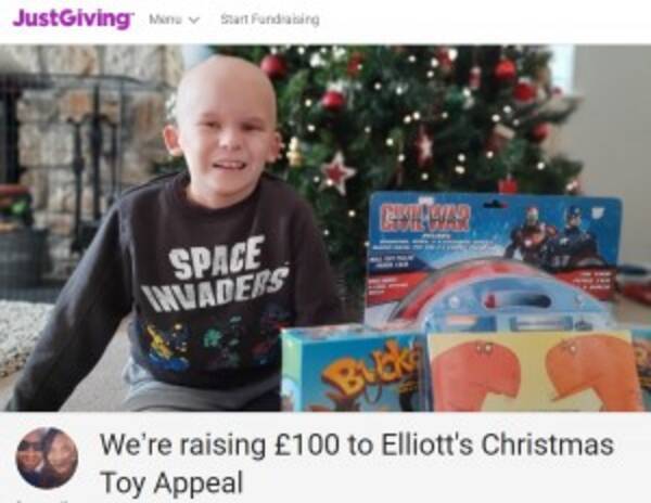 脳腫瘍と闘う8歳少年 僕のクリスマスプレゼントはいらない 入院している子供たちにおもちゃを届けたい 英 動画あり 年12月10日 エキサイトニュース