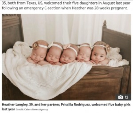 世界で72例 一卵性4つ子が誕生 そっくりすぎて誰が誰だか と母親 米 年5月23日 エキサイトニュース