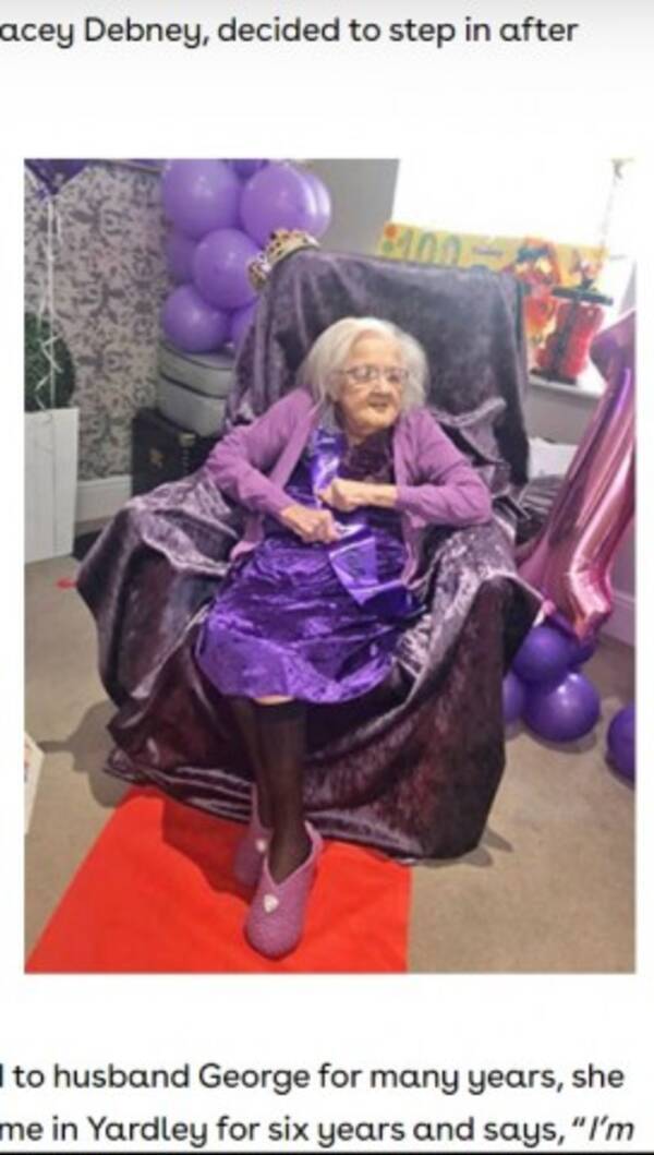 身寄りのないおばあちゃんにお祝いを Snsで呼び掛け 100歳誕生日に1万通の手紙と500個のプレゼントが届く 英 21年2月22日 エキサイトニュース