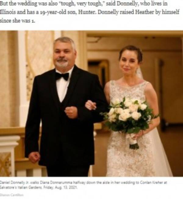 結婚式直前に亡くなった女性から臓器提供を受けた花嫁 ドナーの父が結婚式のエスコートで感涙 米 動画あり 21年10月10日 エキサイトニュース 結婚式直前に亡くなった女性から臓器提供を受けた花嫁 ドナーの父が結婚式のエスコートで感涙 米 動画あり 21年10月10日 エキサイトニュース