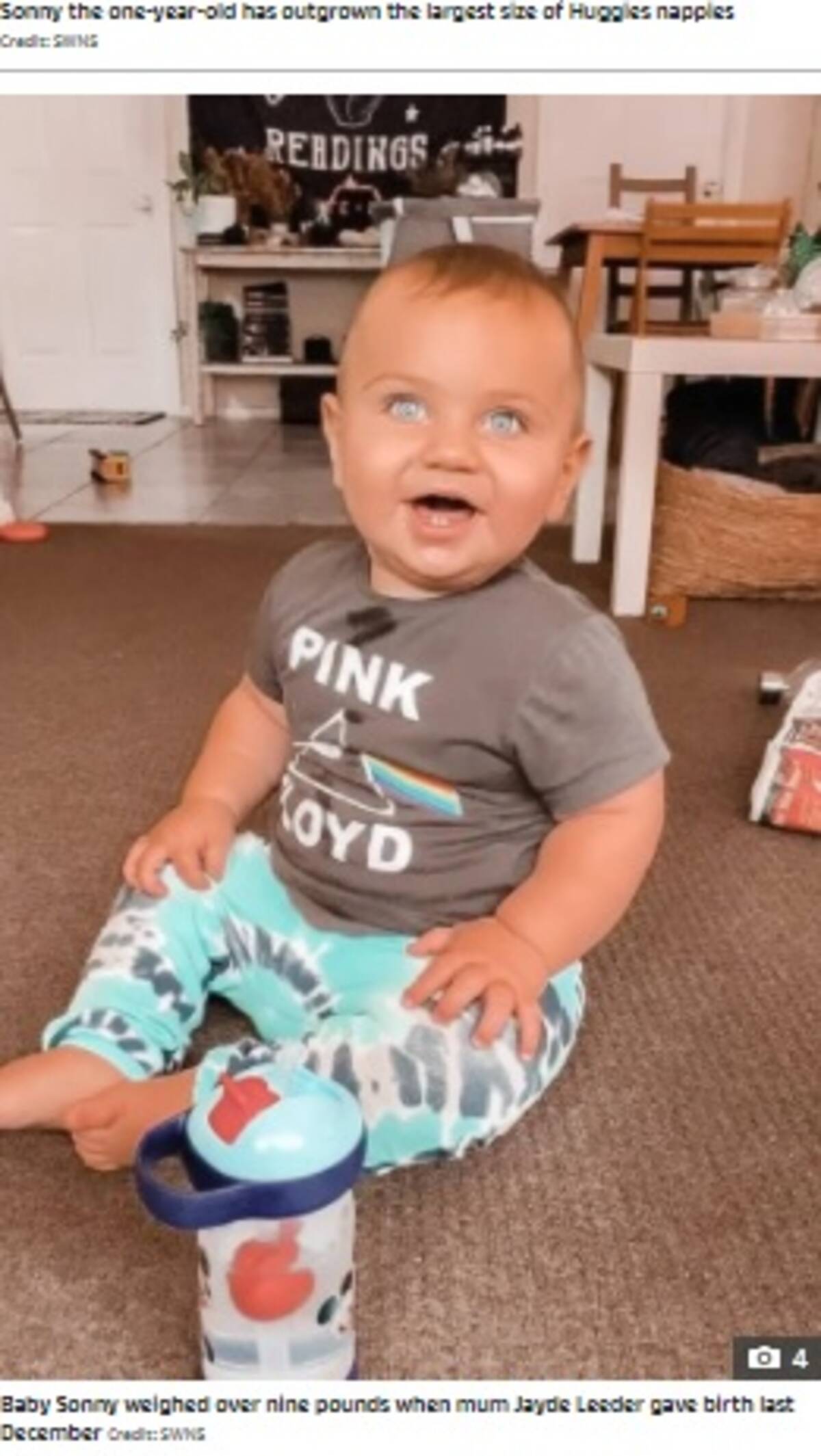 4歳児 大人用おむつをつける体重16キロの1歳児 ロシア人の父の遺伝子 と母 豪 21年12月日 エキサイトニュース 4歳児 大人用おむつをつける体重16キロの1歳児 ロシア人の父の遺伝子 と母 豪 21年12月日 エキサイトニュース