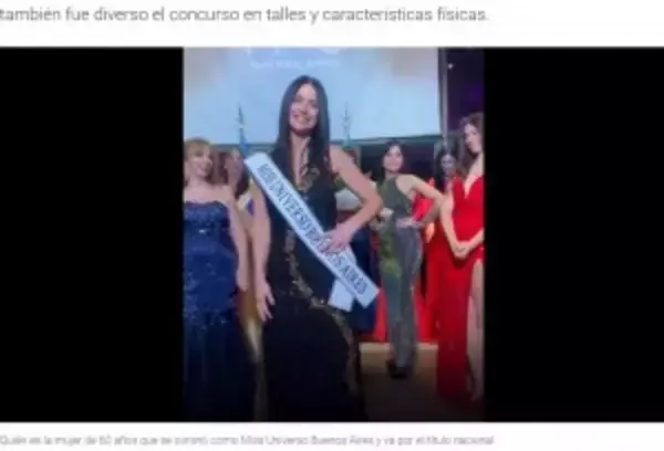 「まさに美魔女！　ミス・ユニバース・ブエノスアイレス代表、60歳弁護士の信じられない美しさ（アルゼンチン）＜動画あり＞」の画像