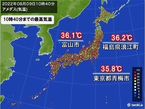 すでに猛暑日の所も　熱中症に厳重警戒　東京都心は猛暑日日数　歴代最多更新か