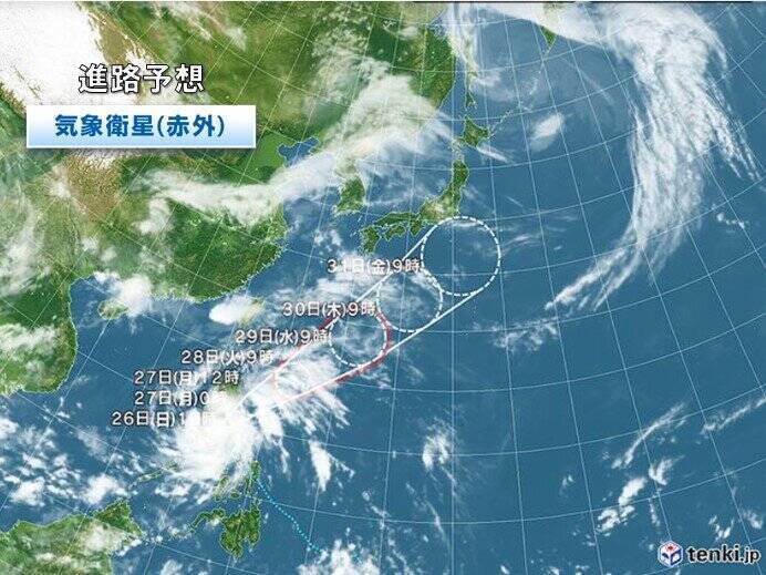 台風1号は今後発達　28日ごろは前線による大雨　その後も天気ぐずつく　2週間天気