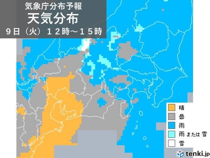 東海地方　雨雲は東へ　午後は晴れ間が戻る　雨が止んだあとも土砂災害に注意