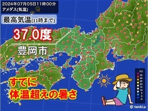 京都・兵庫で今季初の熱中症警戒アラート　すでに体温超えも　週末も暑さと雷雨に注意