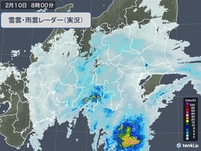 甲府や宇都宮で積雪　関東南部も気温低下　雪エリア拡大　積雪による交通の乱れに注意