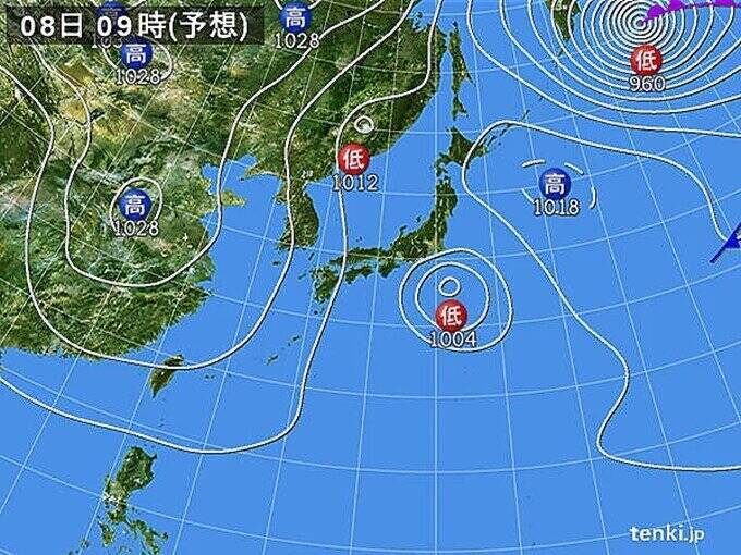 8日朝は東京都心も雪が降る可能性　通勤通学の時間は足元に注意　山沿いは大雪も