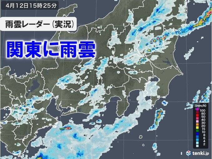 強い南風で関東は夏日も　このあと前線通過で局地的に雨強く　夜は北風強まる　黄砂も