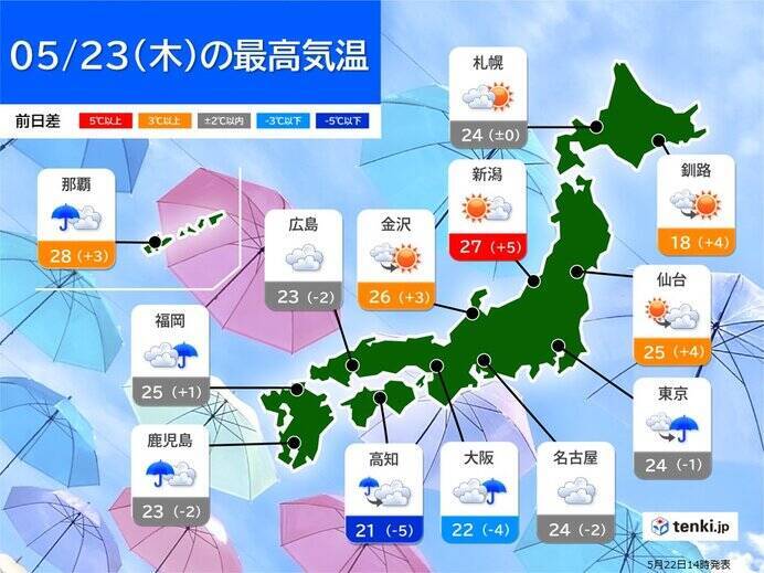 沖縄県　雨弱まっても土砂災害に警戒　今年全国初「熱中症警戒アラート」が発表