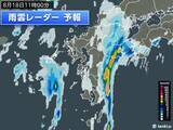 「宮崎県で猛烈な雨　九州に縦長の危険な雨雲　昼前にかけて災害リスク高まる」の画像2