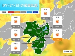 近畿地方で梅雨明け　夏本番へ　この先は危険な暑さが続く　熱中症に厳重警戒を