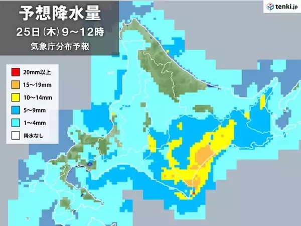 「今日25日　西・東日本は晴れて気温上昇　真夏日も　暑さ対策を　北日本は強雨に注意」の画像