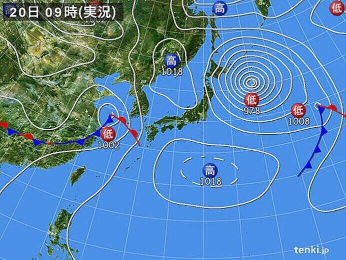 西日本は天気下り坂　大きな地震があった四国も次第に雨　少しの雨でも土砂災害に注意
