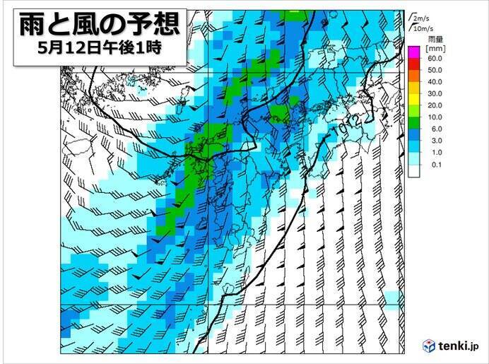九州　週間　12日は雨強まり、大雨のおそれも　晴れの日は夏日続出　熱中症対策を