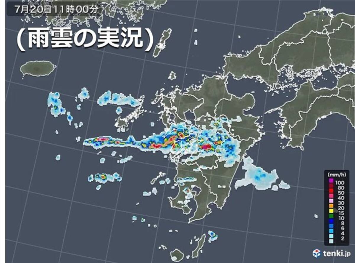 九州 前線北上 21日にかけて局地的な大雨に警戒 22年7月日 エキサイトニュース
