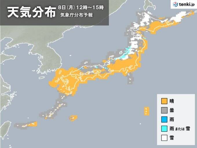 京都と津で「初雪」　平年より遅く　京都は平年より28日も遅い