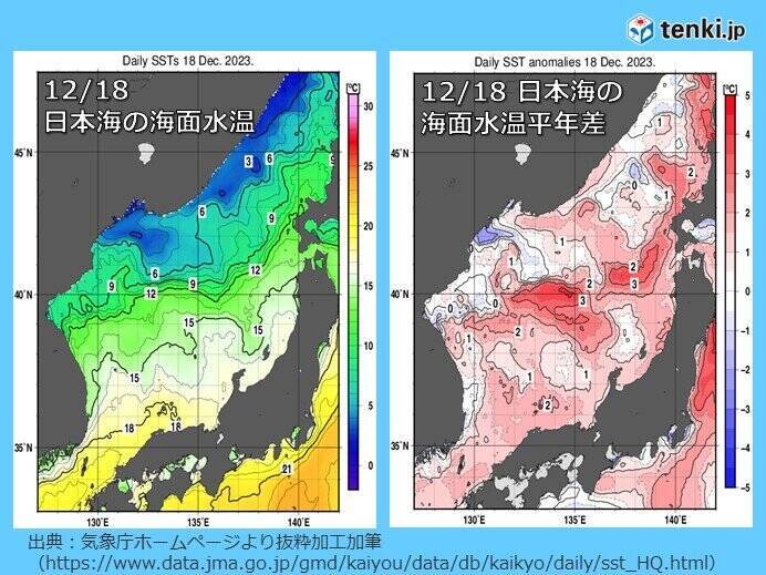 北陸　21～22日を中心に警報級の大雪か　JPCZの強雪帯による積雪の急増に警戒