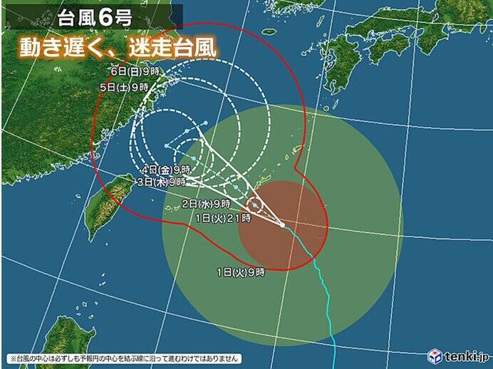 九州　台風6号の影響　宮崎県など局地的に激しい雨　海のレジャーは高波に注意