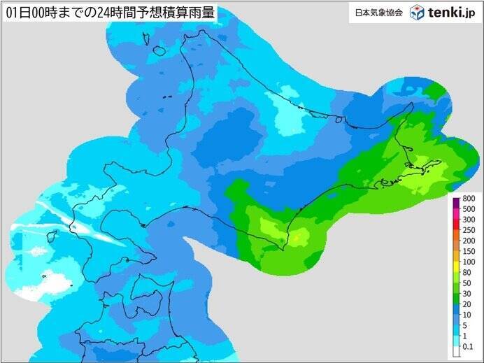 北海道　明日30日は各地で雨　日中も空気は冷たくなる