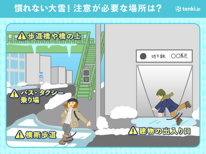関東甲信　天気回復も積雪や路面凍結に注意　転倒事故は雪の翌日に多発　注意点は?