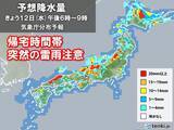 「熊本で非常に激しい雨を観測　各地で雷雲が急発達　あす13日も日本海側で大雨の恐れ」の画像3