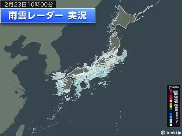 北日本の日本海側で雪　関東甲信は午後も雪や雨　車の運転は路面状況に注意を