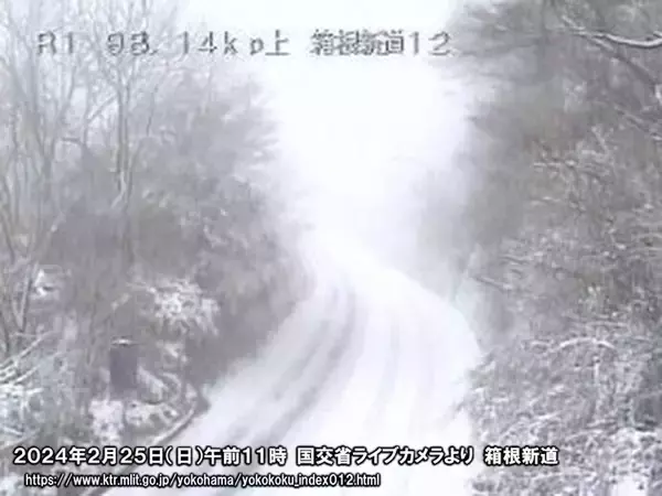 「3連休最終日　関東は山沿いで大雪に注意　峠越えの車は冬装備万全に　都心も厳寒」の画像