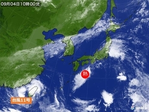 九州　4日 内陸部は体温超えの厳しい残暑　5日は熱帯低気圧が九州南部へ接近