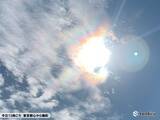 「東京都心　晴れて彩雲が出現　薄い雲に太陽が隠れたら観察のチャンス」の画像1