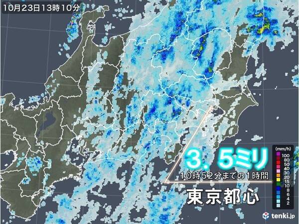 関東地方 広い範囲に雨雲 雨の降りやすい状態いつまで続く 2020年10月23日 エキサイトニュース