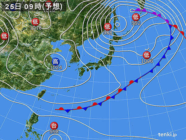 10月最終週　北海道は日曜も暴風警戒　関東から沖縄は晴天多し