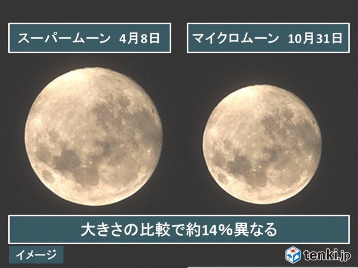 北海道 今年一番小さい満月 マイクロムーン 年10月31日 エキサイトニュース