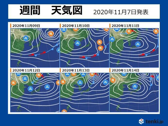 週間天気 特に寒い日はいつ 日本海側は路面凍結 太平洋側は乾燥に注意 2020年11月8日 エキサイトニュース 2 2