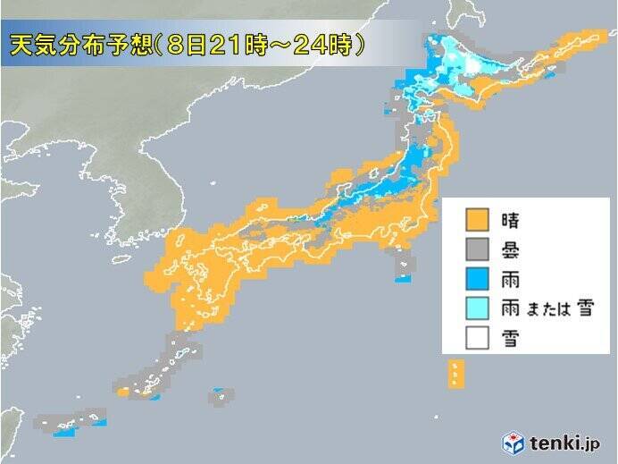 寒気流入へ　北海道では降雪が続く　週後半は一転!全国的に気温は高めに