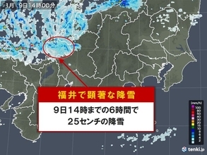 「顕著な大雪に関する福井県気象情報」気象台発表