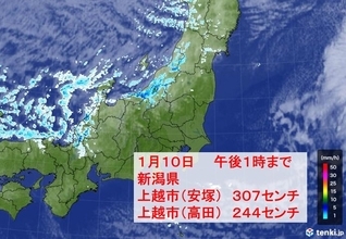 北陸大雪　市街地で積雪2メートル50センチに迫る　このあとも警戒