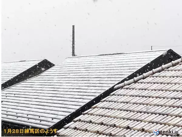 東京23区で雪　都心も1℃台　関東南部の雪いつまで?　積雪は?