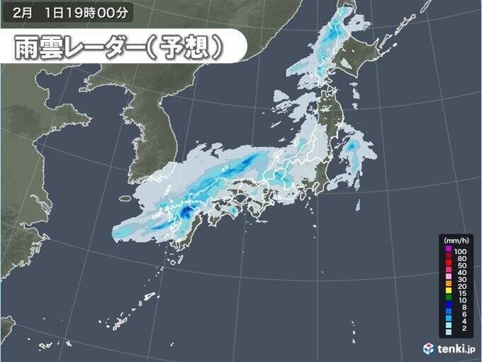 雨雲広がる　近畿・東海も夜は雨や雷雨　九州は激しい雨に注意