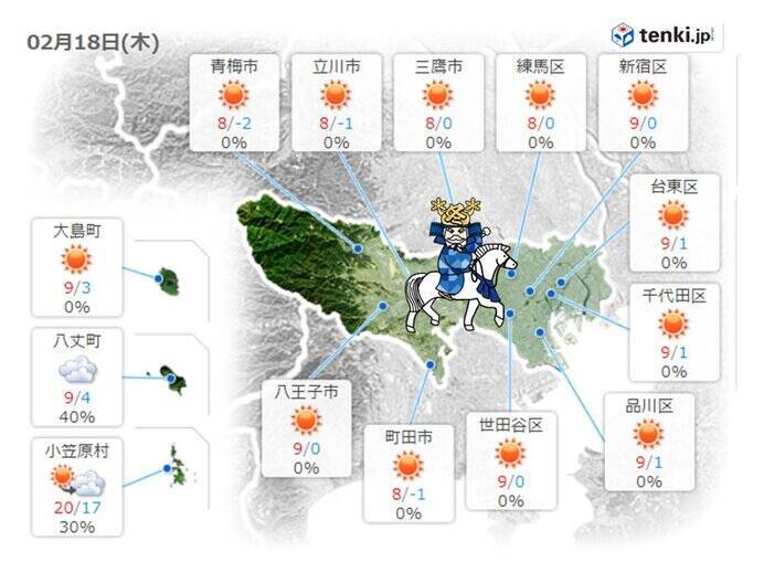 寒い朝 東京都心18日ぶりの氷点下 2021年2月18日 エキサイトニュース
