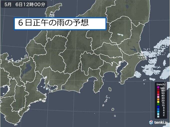 関東甲信では 気温がきのうより大幅アップ 夏日続出 千葉県の雨はいつまで 21年5月6日 エキサイトニュース