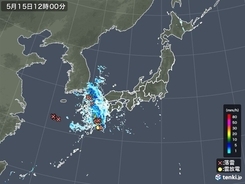 熊本県で60ミリ以上の非常に激しい雨　5月として1位　土砂災害に警戒