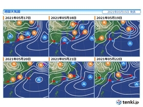 東北なども記録的に早い梅雨入りか　16日(日)～17日(月)は大雨の恐れ