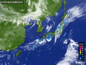 あす朝までに更に100ミリ以上の雨の所も