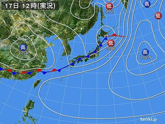 関東 南部で南風強まる 風速10メートル以上も 18日明け方にかけて強風に注意 21年5月17日 エキサイトニュース