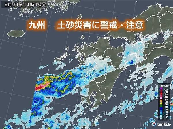 九州　数日で5月1か月分の雨量　土砂災害に引き続き警戒を
