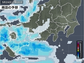 午後　雨の範囲が東海や北陸に広がる　関東甲信もにわか雨に注意