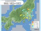 「30日　関東は広く大気の状態が不安定　都心でも急な雨や雷雨に注意」の画像2